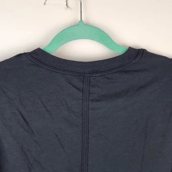 Lululemon All Yours Crop Short Sleeve Tee Black sz 6? - Picture 5 of 7